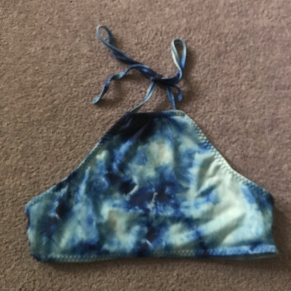 Tie dye bikini top